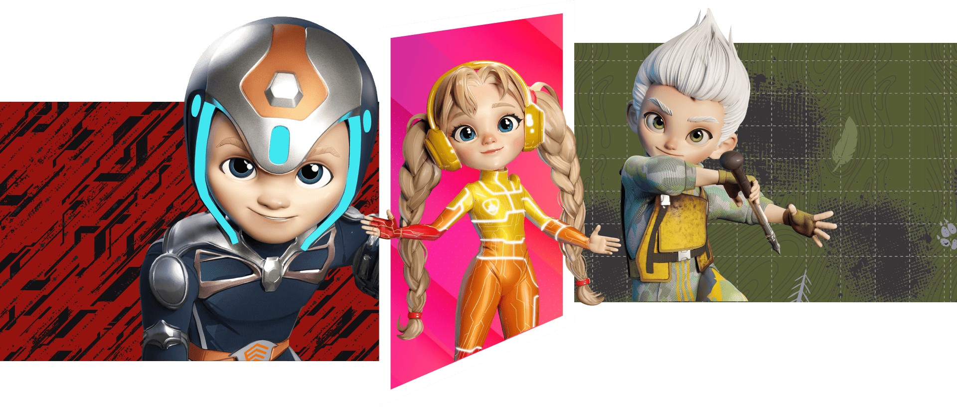 Русские супергерои Ермк, Заря и Леший